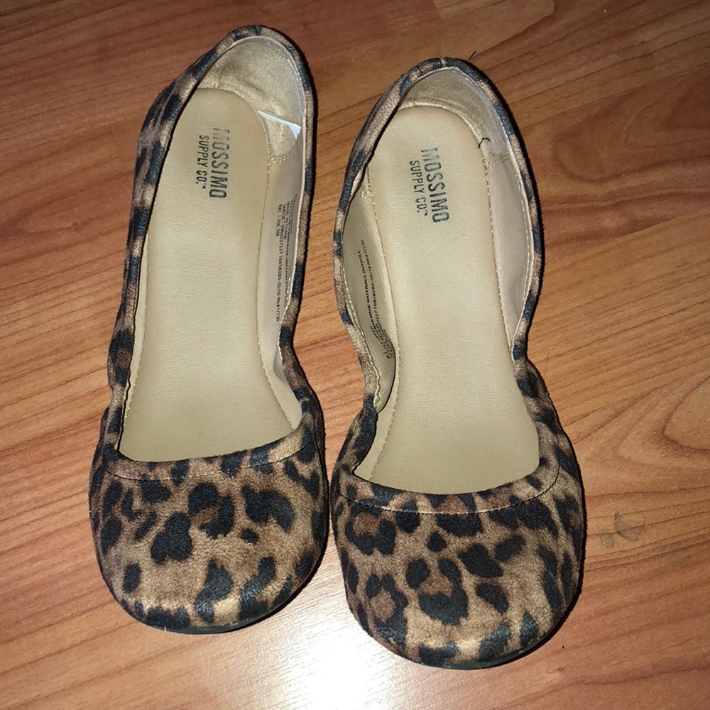 Cheetah print flats